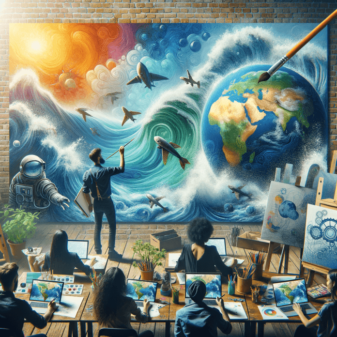 Analizza come gli artisti usino la loro piattaforma per affrontare e stimolare discussioni su questioni globali come il cambiamento climatico e la giustizia sociale.